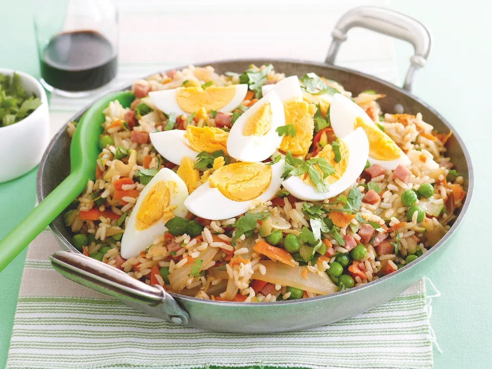 Egg and Bacon Fried Rice