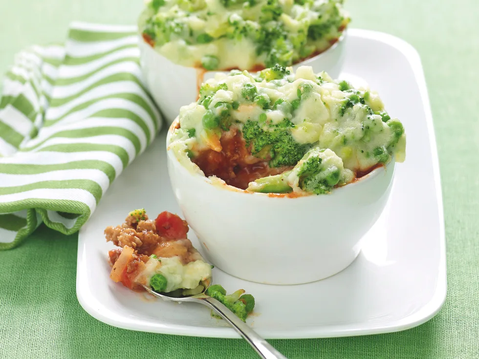 Lamb Pie with Broccoli Mash