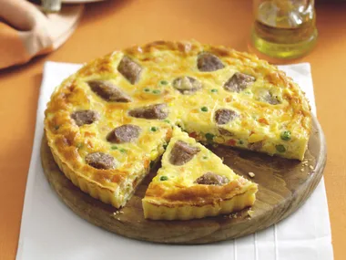 Sausage and Vegetable Quiche