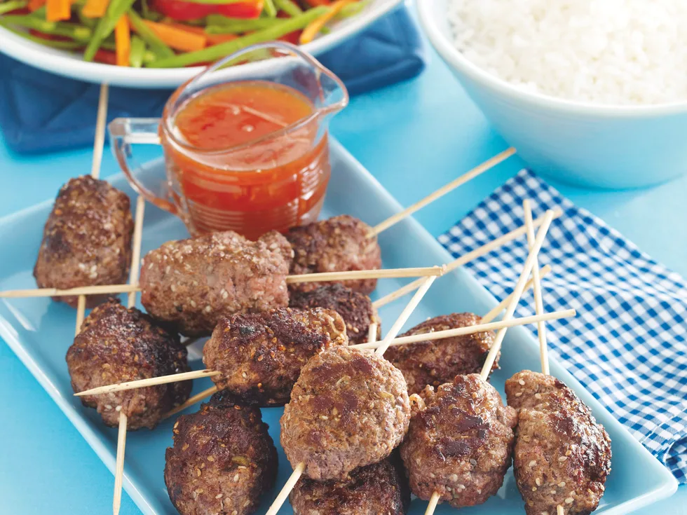 Sesame Beef Skewers