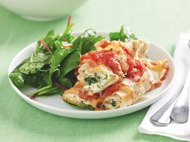 Speedy Spinach Cannelloni
