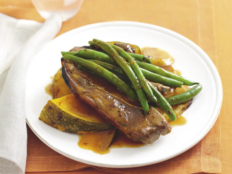 Sweet Chilli Lamb with Pumpkin