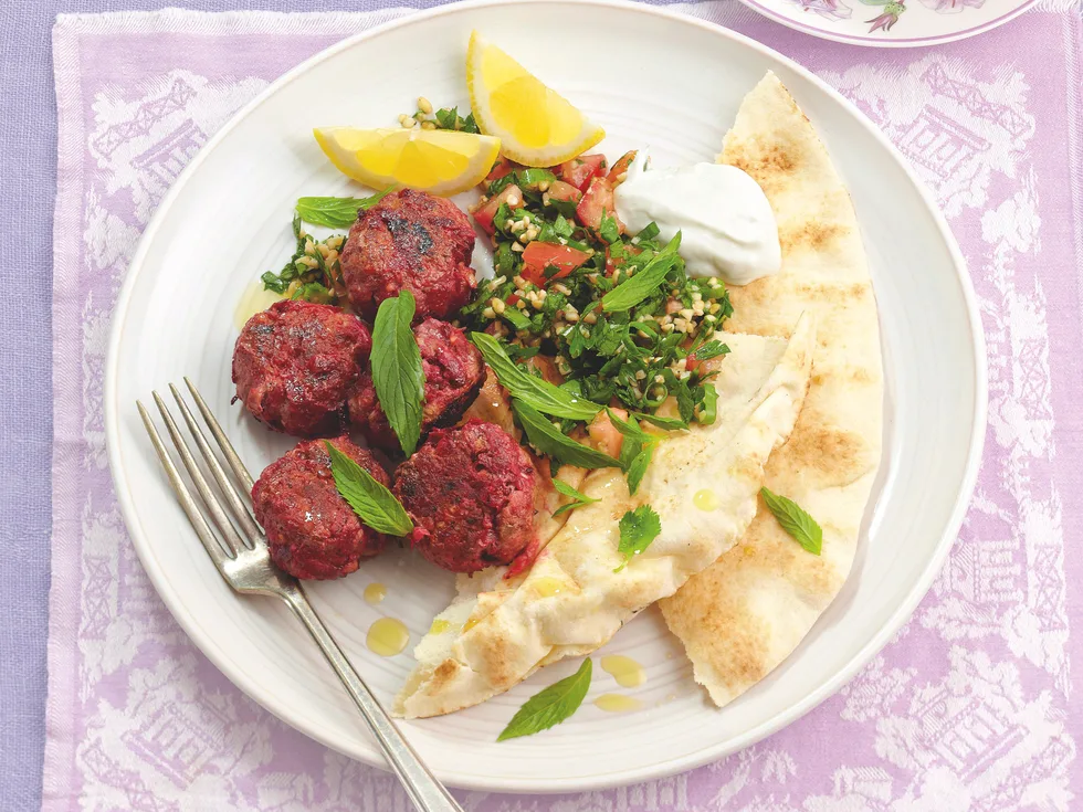 Meatballs with Minted Tzatziki