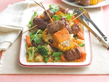 Red Curry Beef Skewers