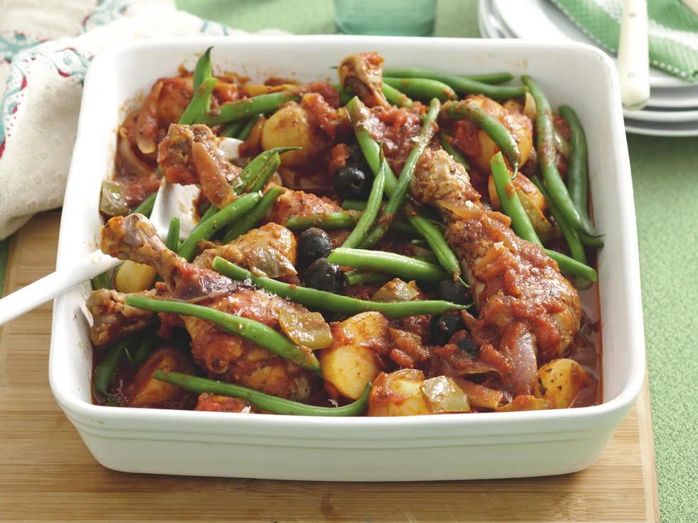 Tomato Chicken with Olives