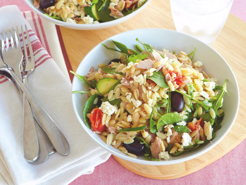 Warm Tuna and Risoni Salad