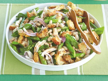 Spring Chicken Panzanella