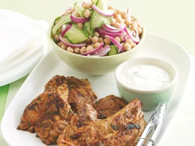 Tikka Masala Lamb with Cucumber Salad