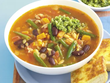 Bacon and Risoni Minestrone