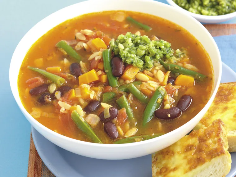 Bacon and Risoni Minestrone