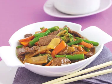 Beef in Black Bean Sauce