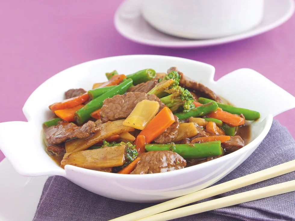 Beef in Black Bean Sauce