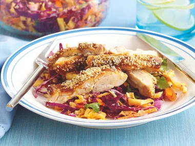 Chicken with Crunchy Salad