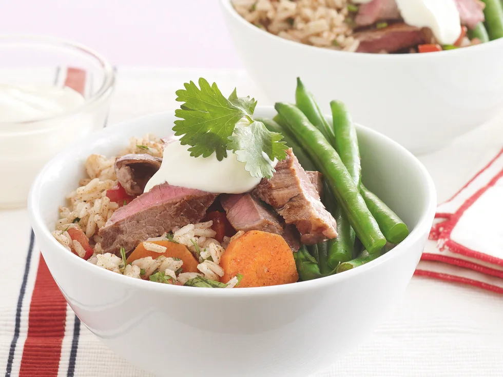 Lamb with Spiced Rice