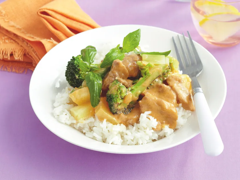 Pork and pineapple curry
