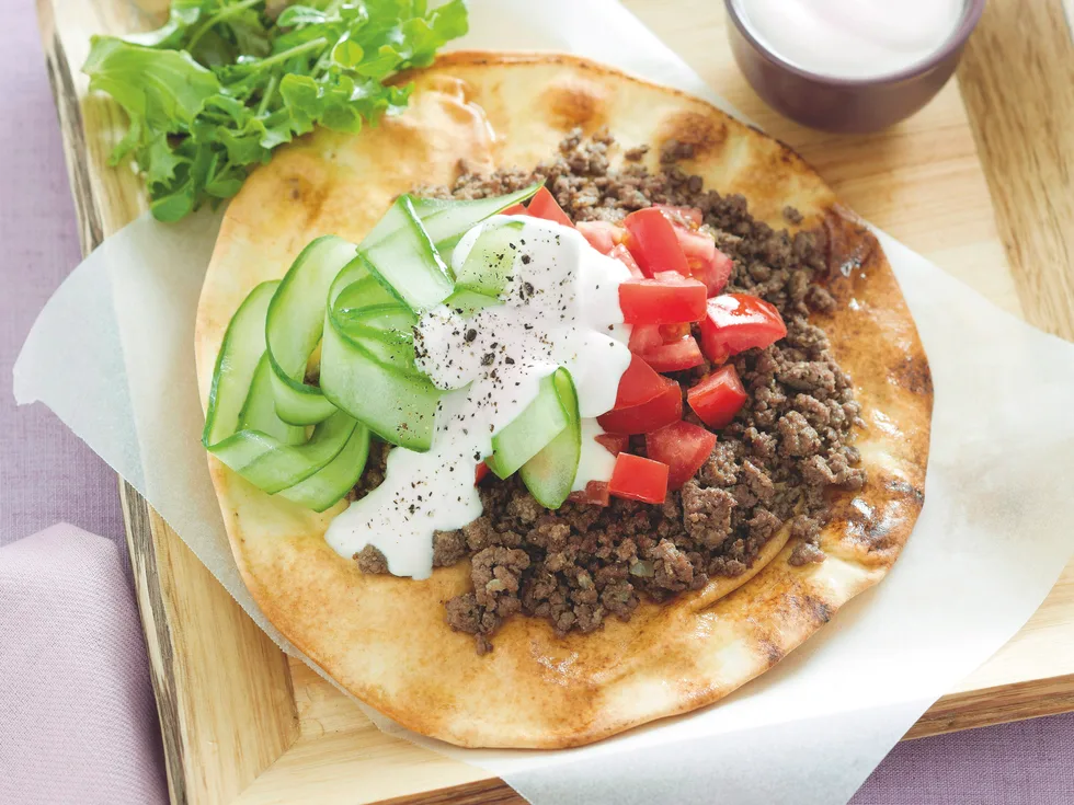 Spiced Beef Flatbreads