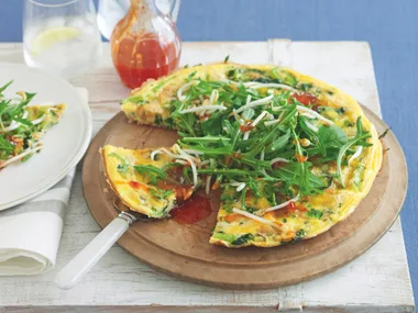 Thai Prawn and Noodle Omelet