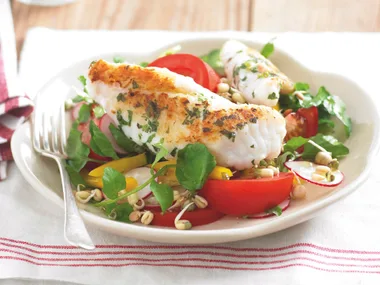 Minted Fish with Watercress