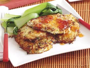 Sweet Chilli Tuna Noodle Cakes