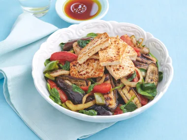 Warm Spiced Tofu Salad