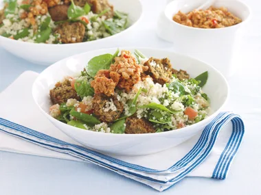 Falafel and Tabouli Couscous