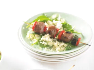 Beef Skewers with Couscous