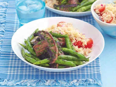 Garlic Mushroom with Couscous