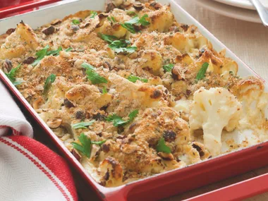 Cauliflower Cheese with Parmesan Breadcrumbs