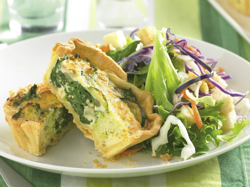 Individual Vegetable Quiches