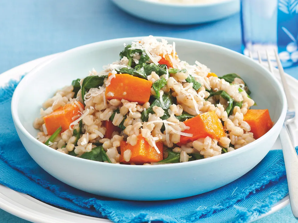 Pumpkin and Barley Risotto