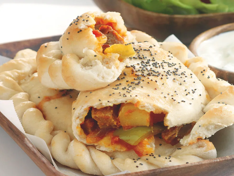 Curried Sausage Parcels