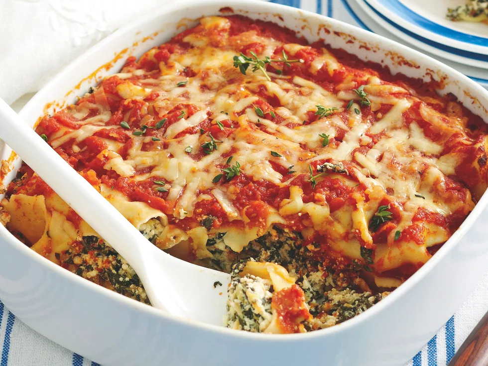 Silverbeet and Ricotta Cannelloni
