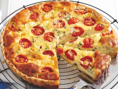 Tomato and Fetta Quiche