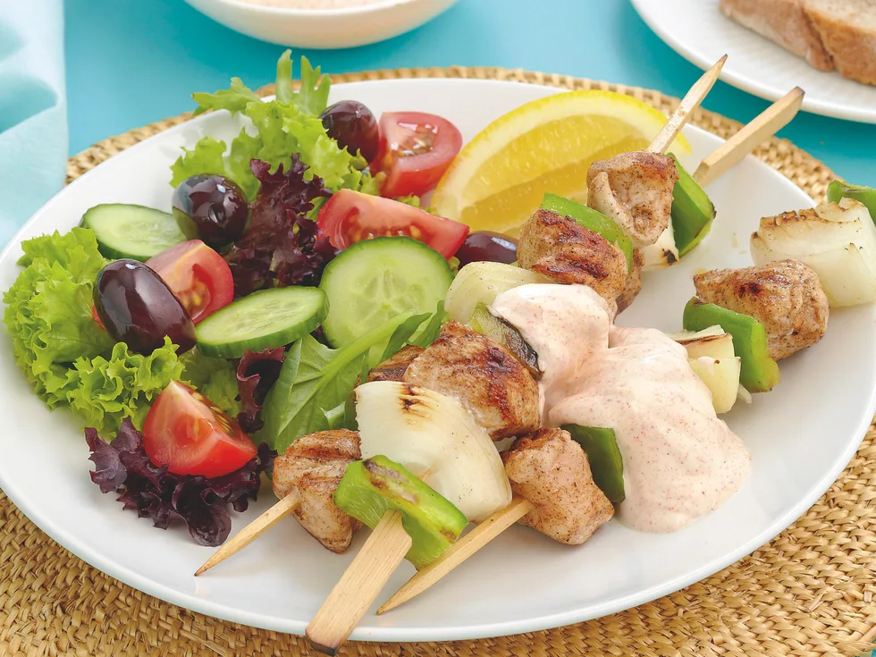 Chicken and Capsicum Skewers