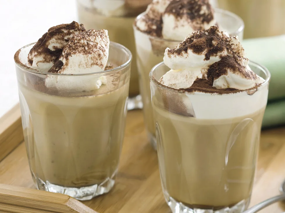 Fun family party - cappuccino jellies
