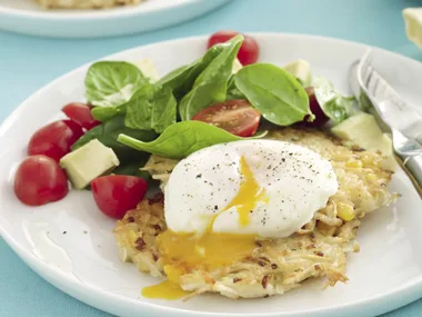 Rosti with Poached Eggs
