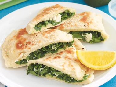 Spinach and Fetta Gozleme