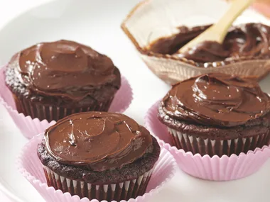 Chocolate Cupcakes with jaffa Icing