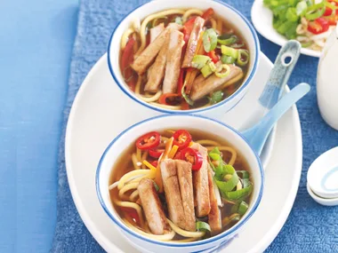 Asian Pork and Noodle Soup