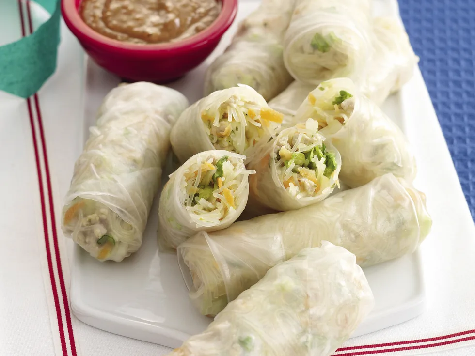 Loaded Rice Paper Rolls