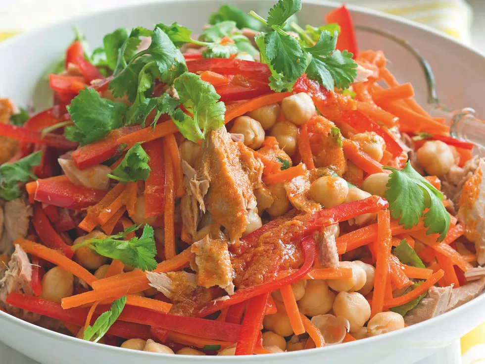 Spicy Tuna and Chickpea Salad