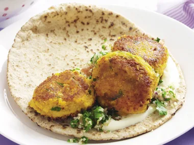 Carrot and Chickpea Falafels