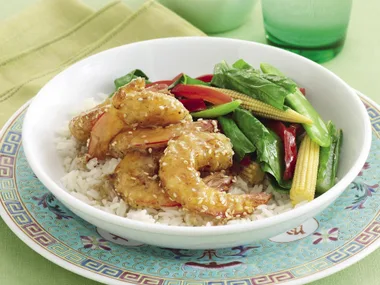Honey Prawns