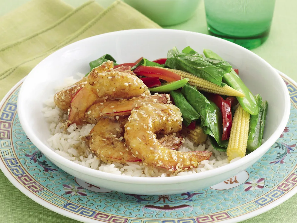 Honey Prawns