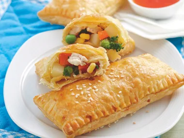 Chicken and Vegie Pastries