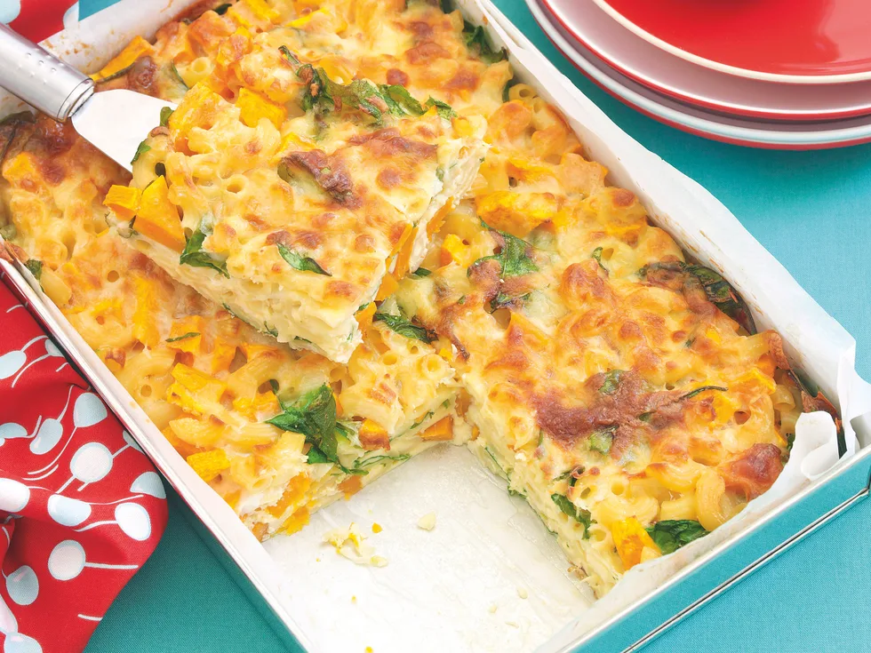 Creamy Macaroni Vegie Bake