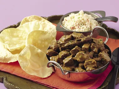 Beef Rogan Josh with Coconut Sambal