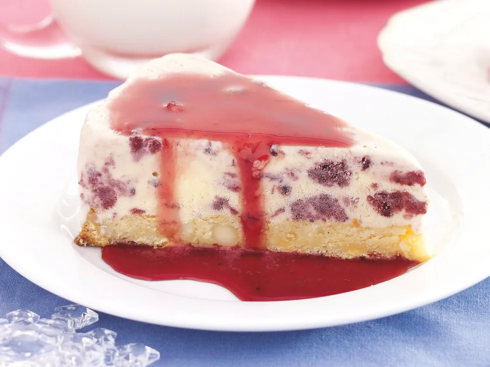 Berry and Biscuit Ice-cream Cake