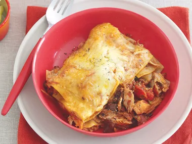 Spicy tuna lasagne