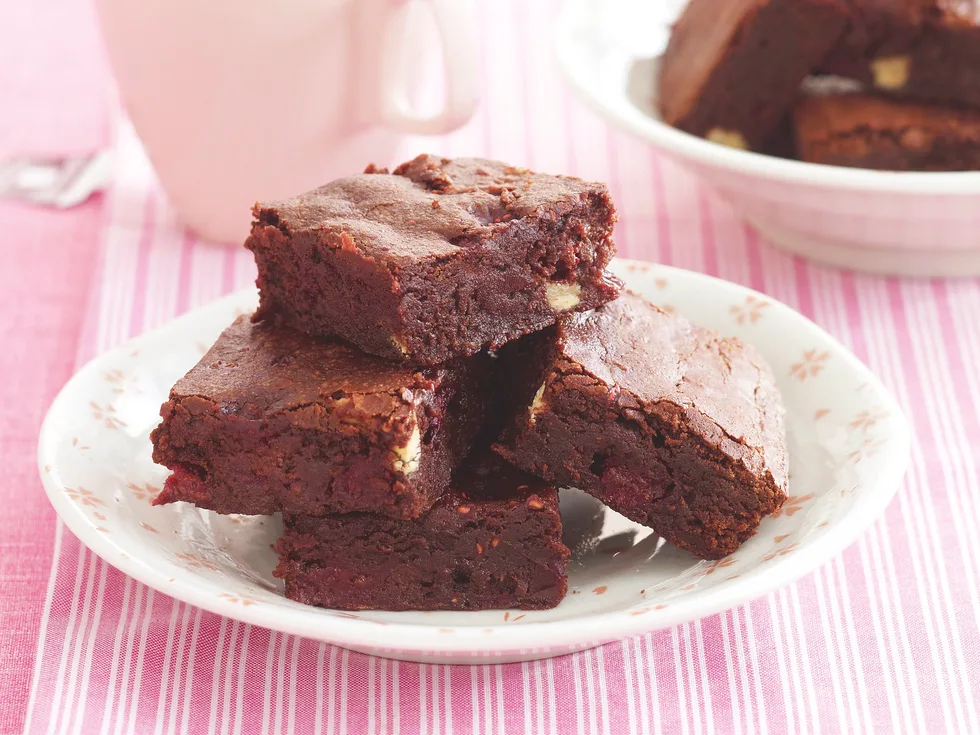 Double Choc Raspberry Brownie